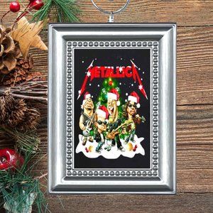 Metallica‎ Heavy Metal Rock Band Christmas Tree Ornament